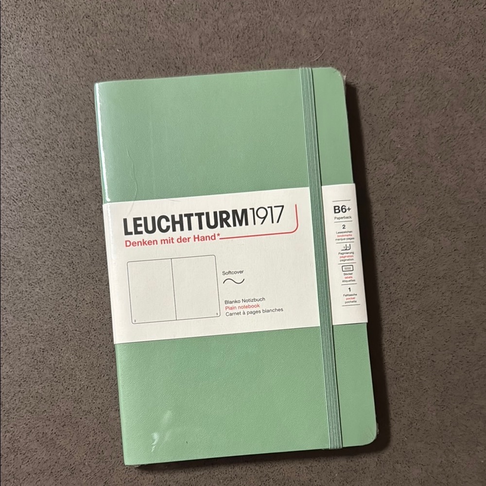 Leuchtturm1917 Mint Green Softcover Notebook